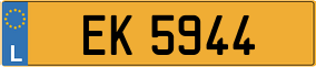 Truck License Plate